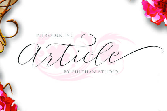 Article Script: Your Go-To Font for Modern Elegance