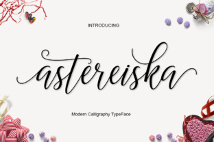 Astereiska Script: A Fluid Handmade Font for Modern Designs
