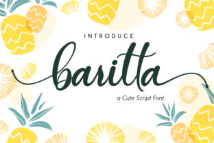 Baritta Script: A Sweet and Charming Typeface for Creatives