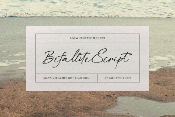 Befallite Script: The Authentic Signature for Your Brand
