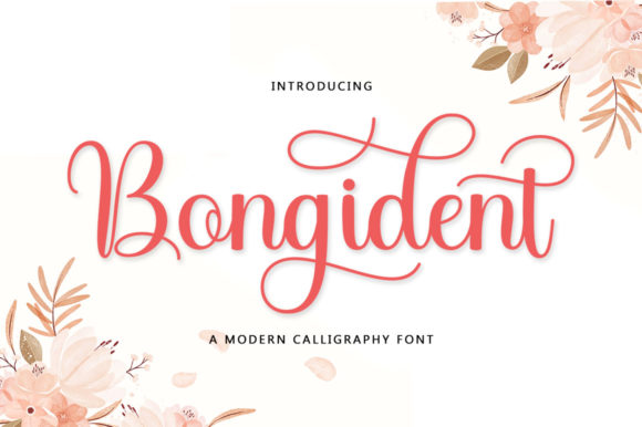 Bongident Script: The Playful Typeface for Creative Brands