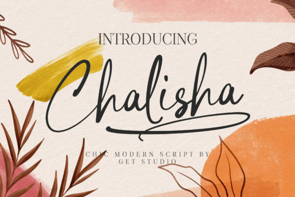 Chalisha Script: An Elegant Handwritten Font for Creative Projects
