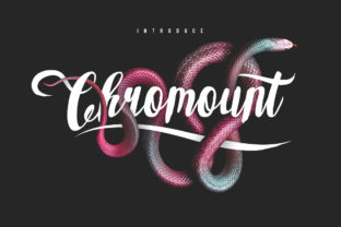 Chromount Script: Your Go-To Font for Sweet Design Charm