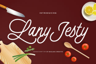 Give Your Designs a Handcrafted Soul with Lany Jesty Script