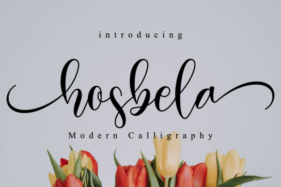 Hosbela Script: A Modern Handwritten Typeface for Creative Projects