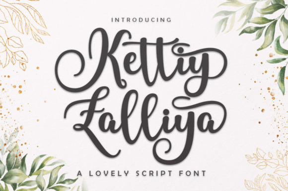 Kettiy Zalliya Script: A Font That Dances Off the Page