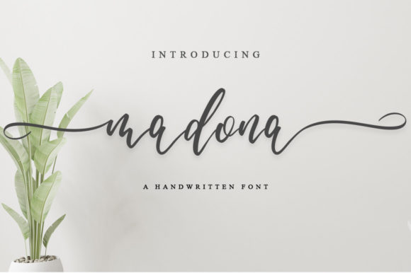 Madona Script: Your Go-To Font for Elegant, Handcrafted Designs