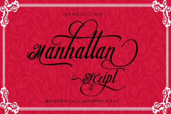 Manhattan Script: Bold Swashes for Modern Branding