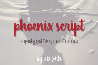 Phoenix Script Trio: A Handwritten Font Trio for Authentic Branding