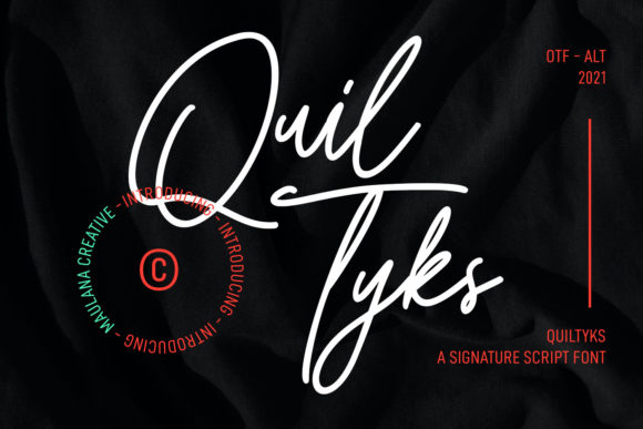 Quiltyks Script: Finding the Perfect Project for This Font