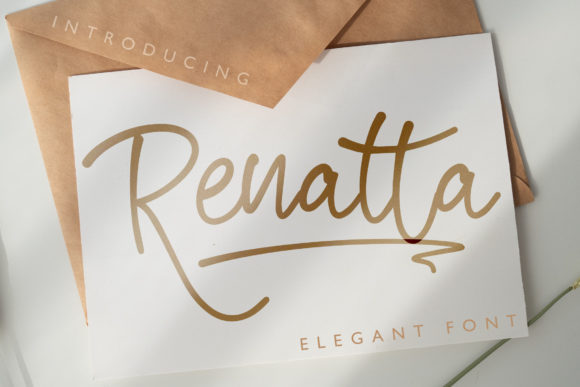 Renatta Script: Crafting Timeless Brand Identities
