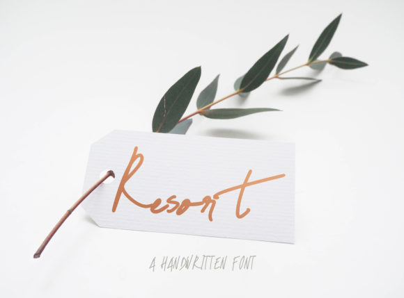 Resort Script: A Handwritten Font That Elevates Any Design