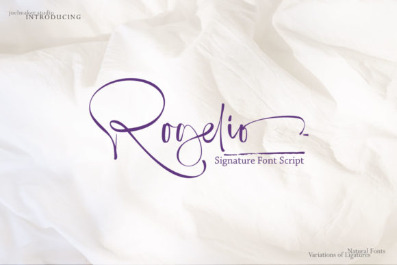 Rogelio Script: An Enchanting Handwritten Font for Creative Projects
