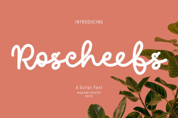Roscheefs Script: The Refined Elegance Your Projects Deserve