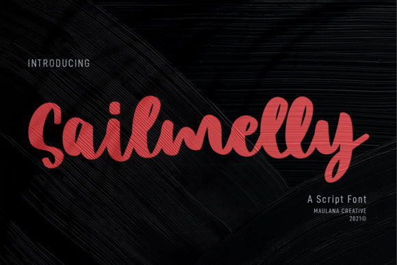 Sailmelly Script: A Guide to Its Elegant, Thick-Lettered Style