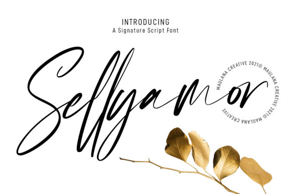 Sellyamor Script: A Creative Font for Authentic Design