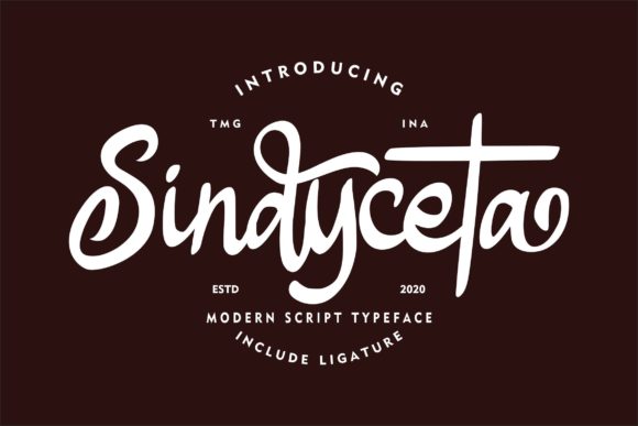 Sindyceta Script: Where Vintage Charm Meets Modern Branding